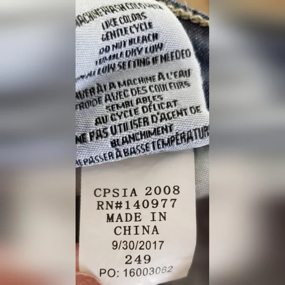 Hudson Jeans Kid's Blue Jeans Size 14 - Picture 5 of 7